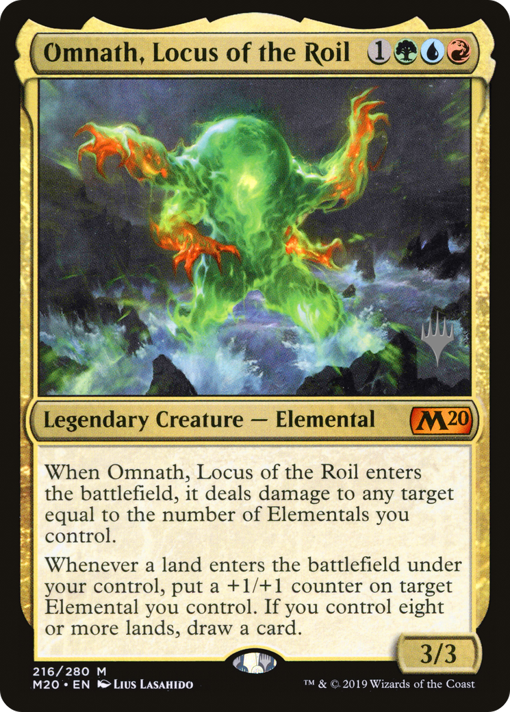 Omnath, Locus of the Roil (PPM20-216P) - Core Set 2020 Promos