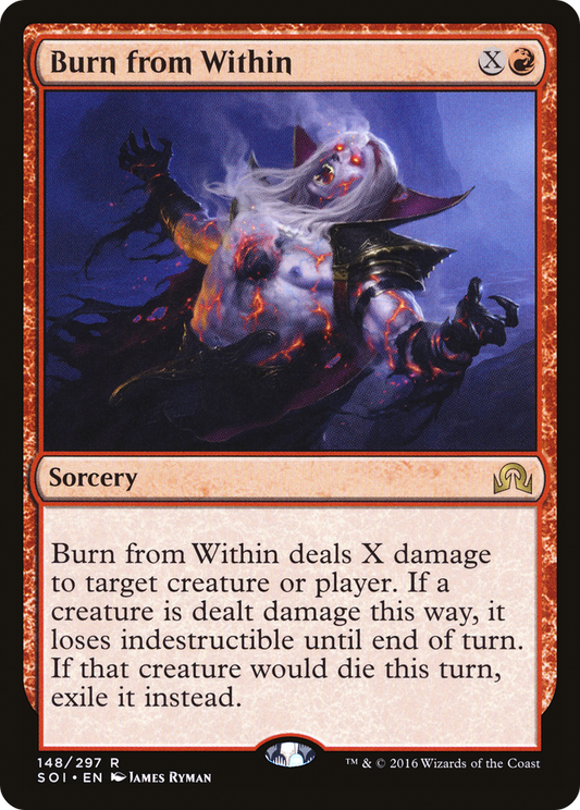 Burn from Within (SOI-148) - Shadows over Innistrad Foil