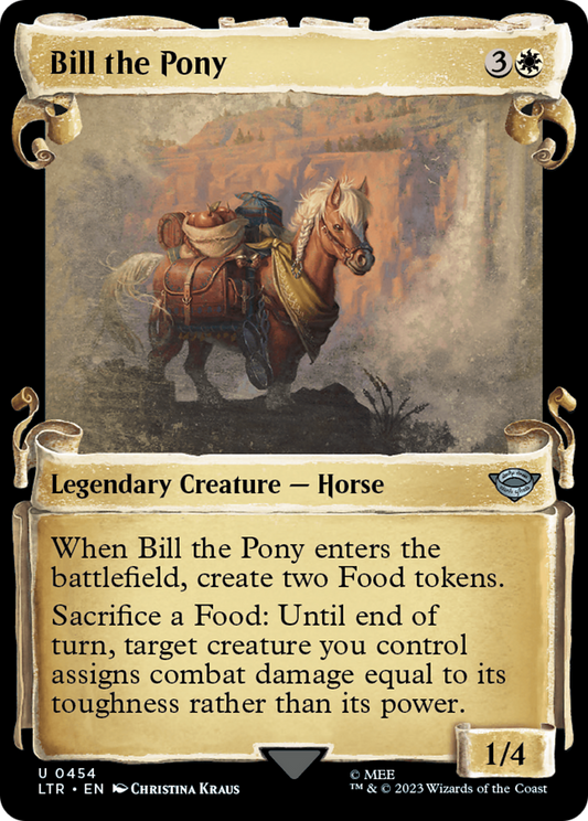 Bill the Pony (LTR-454) - The Lord of the Rings: Tales of Middle-earth: (Showcase) Foil