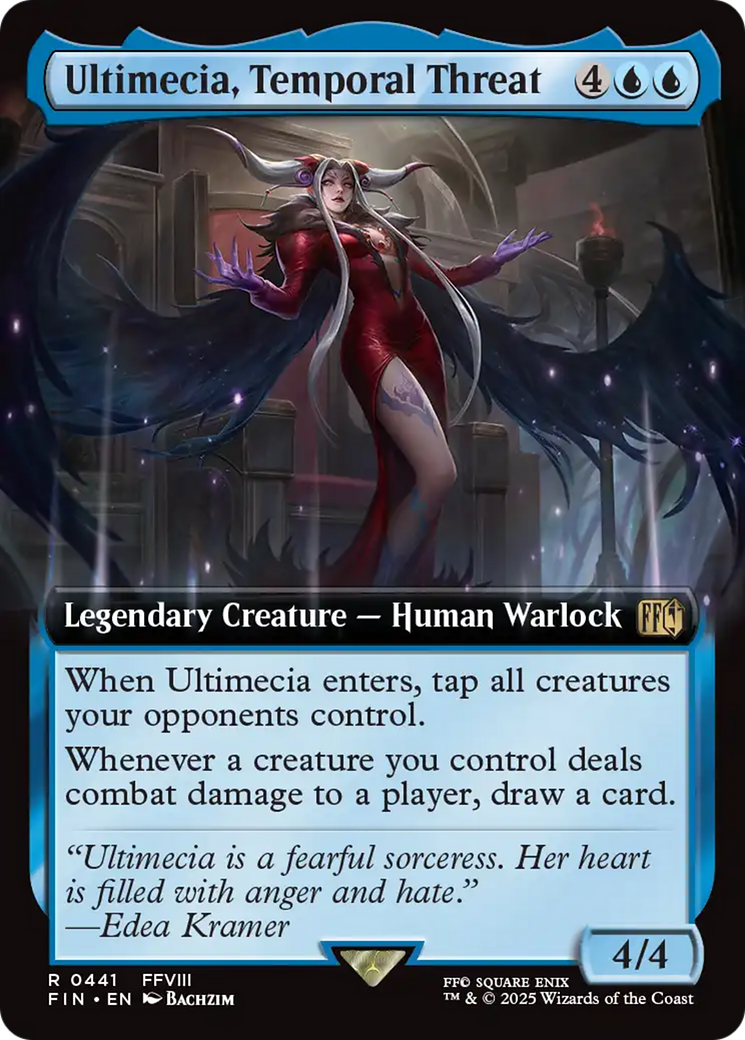Ultimecia, Temporal Threat (Extended Art) (FIN-441) - FINAL FANTASY Foil