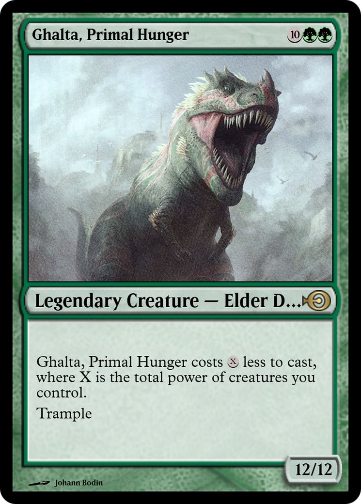 Ghalta, Primal Hunger (PRM-66896) - Magic Online Promos Foil