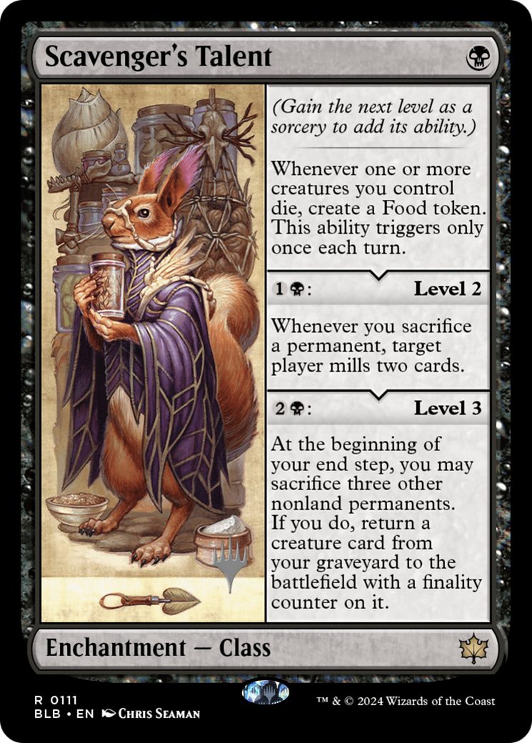 Scavenger's Talent (PPBLB-111P) - Bloomburrow Promos Foil