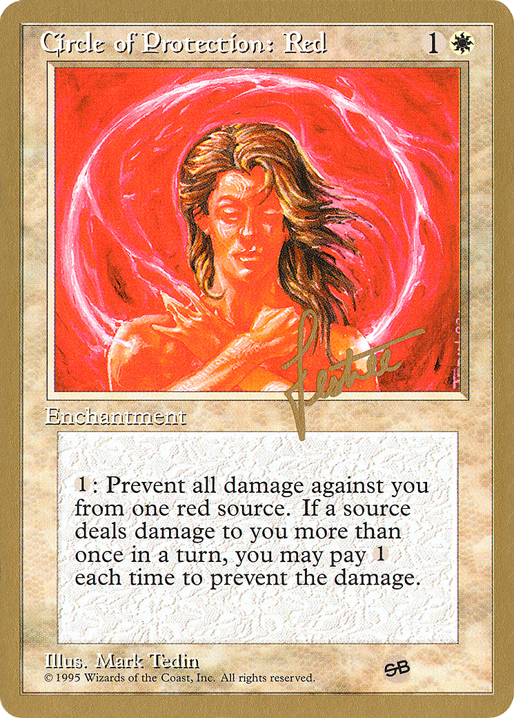 Circle of Protection: Red (WCD-BL17SB) - Pro Tour Collector Set