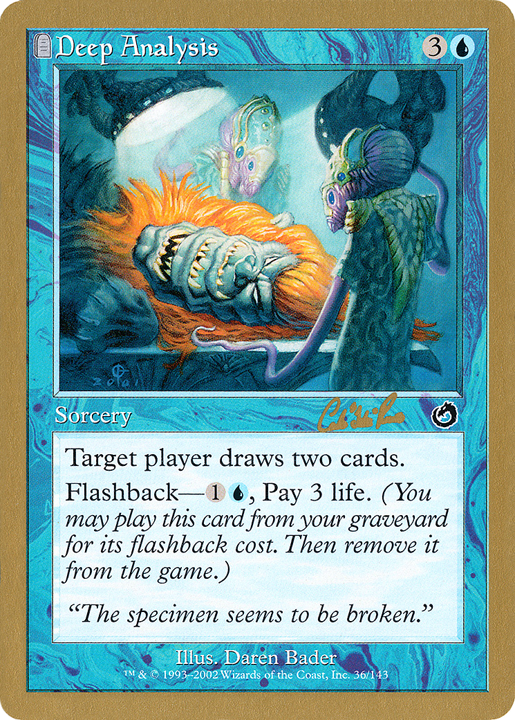 Deep Analysis (WCD-CR36) - World Championship Decks 2002: (tombstone)