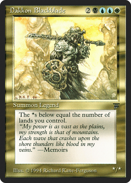 Dakkon Blackblade (LEG-225) - Legends
