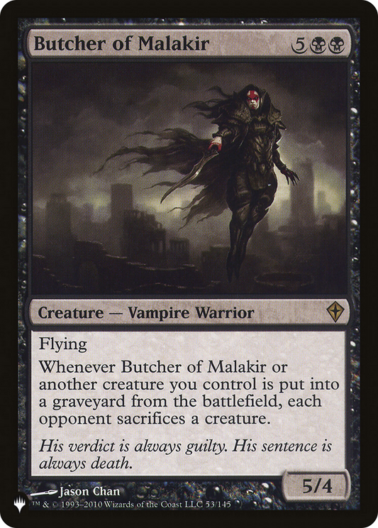 Butcher of Malakir (LIST-WWK-53) - The List