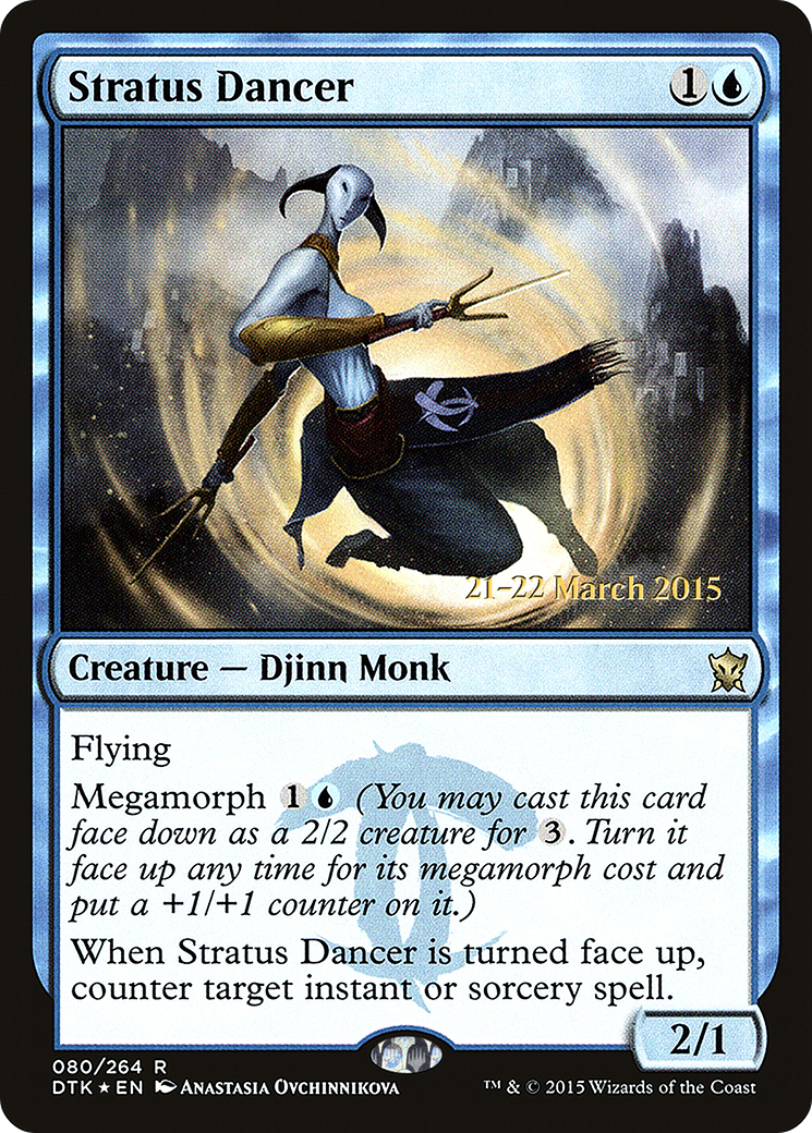 Stratus Dancer (PRE-80S) - Dragons of Tarkir Promos Foil