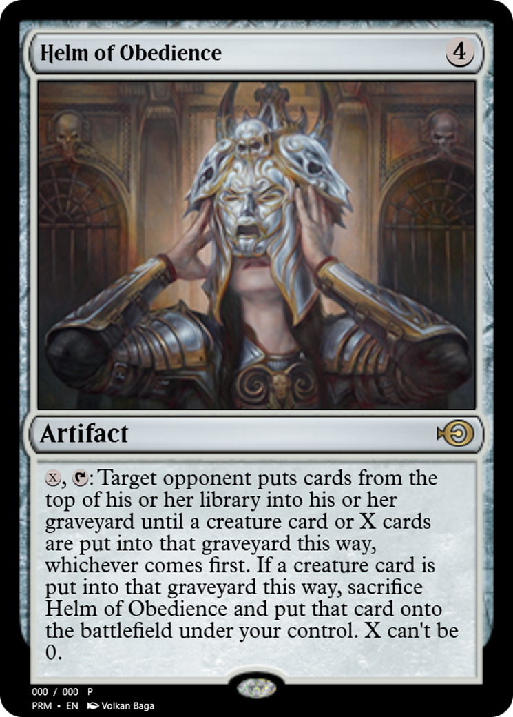Helm of Obedience (PRM-65642) - Magic Online Promos Foil