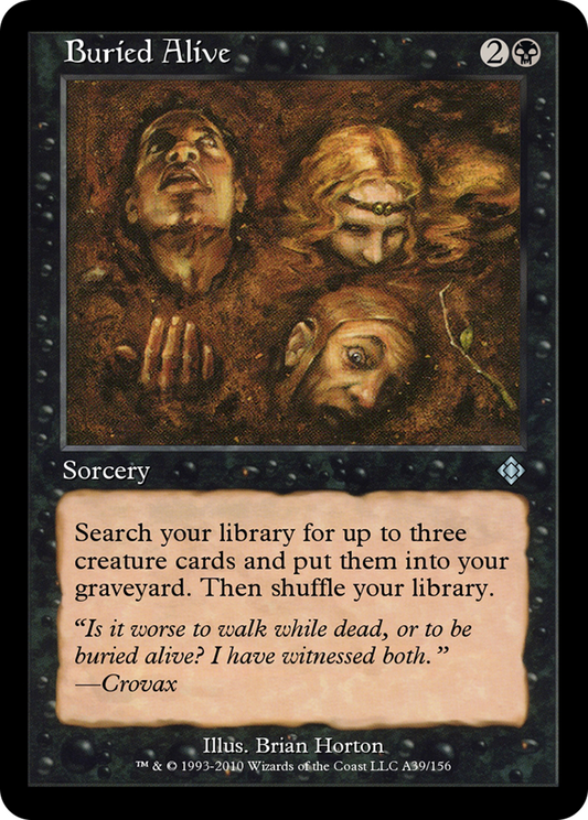 Buried Alive (TD0-A39) - Magic Online Theme Decks