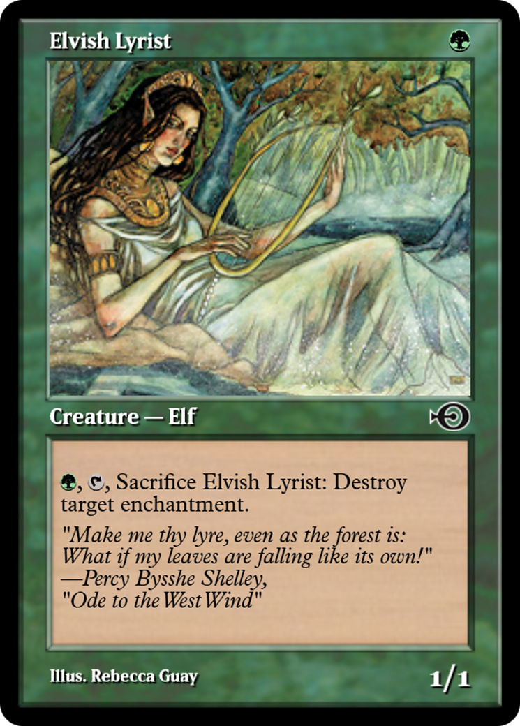 Elvish Lyrist (PRM-36118) - Magic Online Promos Foil