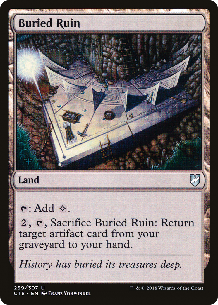 Buried Ruin (C18-239) - Commander 2018