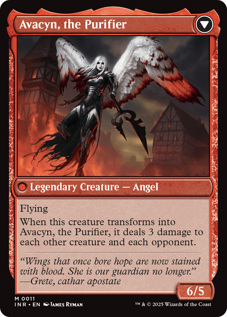 Archangel Avacyn // Avacyn, the Purifier (INR-011) - Innistrad Remastered Foil