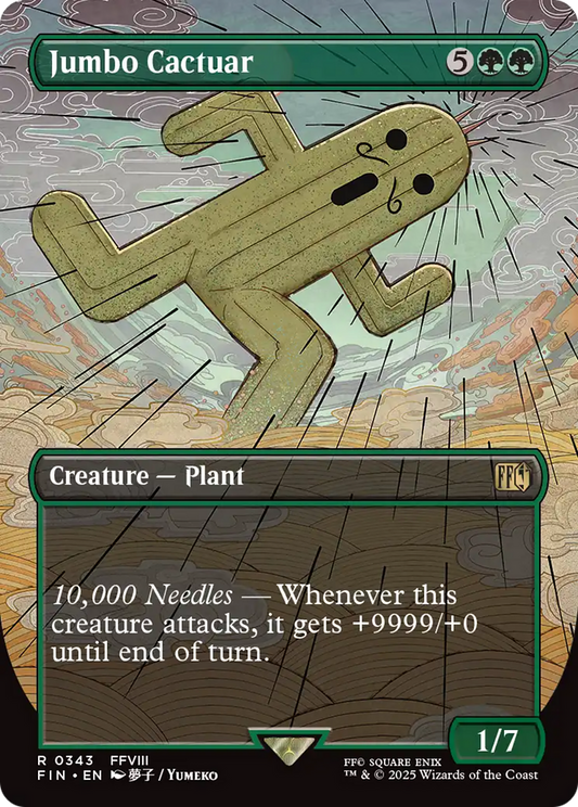 Jumbo Cactuar (FIN-343) - FINAL FANTASY (Borderless)
