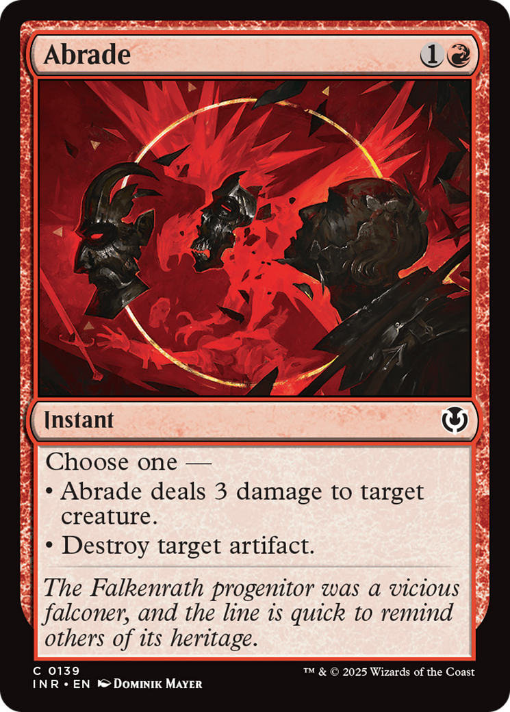 Abrade (INR-139) - Innistrad Remastered Foil