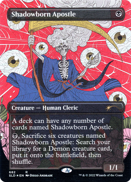 Shadowborn Apostle (SLD-682) - Secret Lair Drop (Borderless) Foil