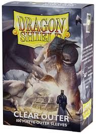 DRAGON SHIELD STANDARD SLEEVES OUTER  MATTE CLEAR