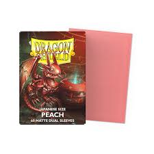 DRAGON SHIELD SLEEVES DUAL JAPANESE MATTE PEACH