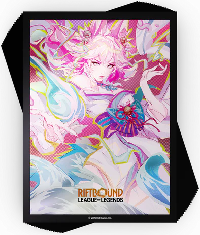 RIFTBOUND LEAGUE OF LEGENDS TCG SPIRITFORGED ART SLEEVES - SPIRIT BLOSSOM AHRI 100CT
