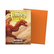 DRAGON SHIELD SLEEVES MATTE AMBER 100CT