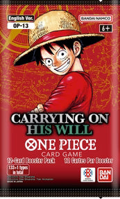 One Piece CG OP-13 Carrying on his Will Booster Pack
