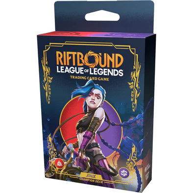 RIFTBOUND LEAGUE OF LEGENDS TCG ORIGINS CHAMPION DECK JINX