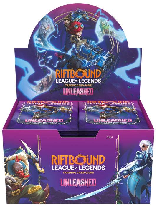 RIFTBOUND LEAGUE OF LEGENDS TCG UNLEASHED BOOSTER BOX