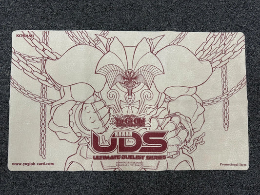 Yu-Gi-Oh! Yugioh UDS Exodia the Forbidden One Top Cut Mat - Beige & Maroon