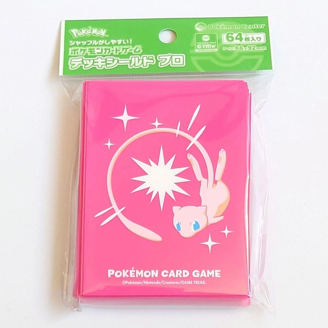 Japanese Pokémon Center Mew Deck Shield Pro Card Sleeves 64 Count JAPAN