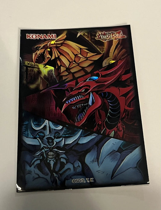 Yu-Gi-Oh! Obelisk, Slifer, & Ra Sleeves - 15ct