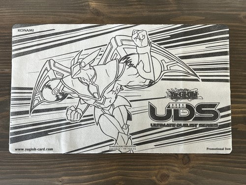 Yu-Gi-Oh! Yugioh UDS Elemental Hero Stratos Top Cut Mat - Grey & Black