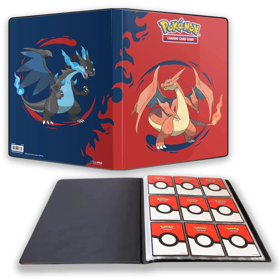 UP PORTFOLIO 9PKT POKEMON MEGA CHARIZARD X & MEGA CHARIZARD Y